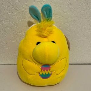 Squishmallows 8" Easter Peanuts Woodstock Holding Easter Egg with Bunny Ears